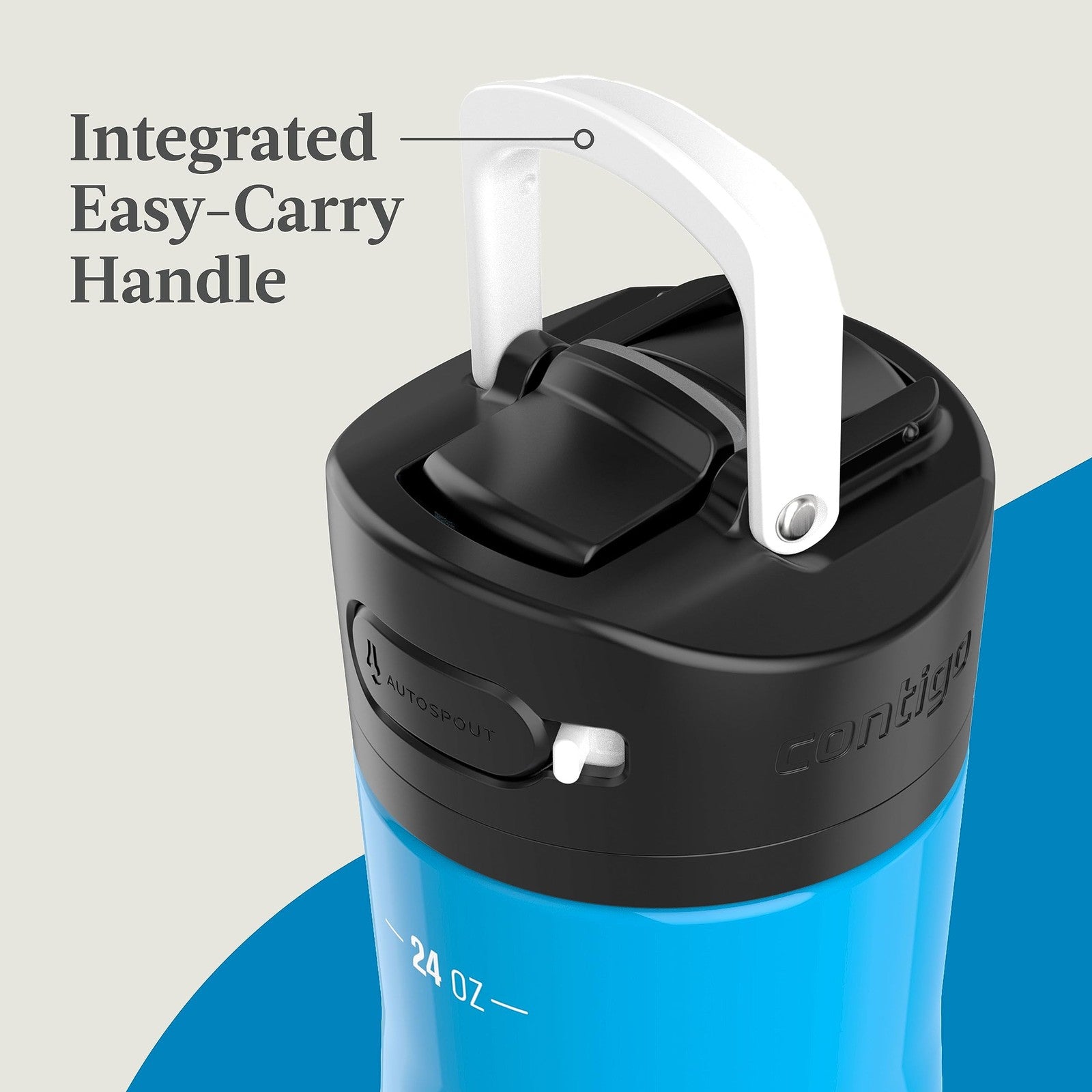 Contigo Ashland 2.0 Leak-Proof 24oz Water Bottle w/ Interchangeable Lid