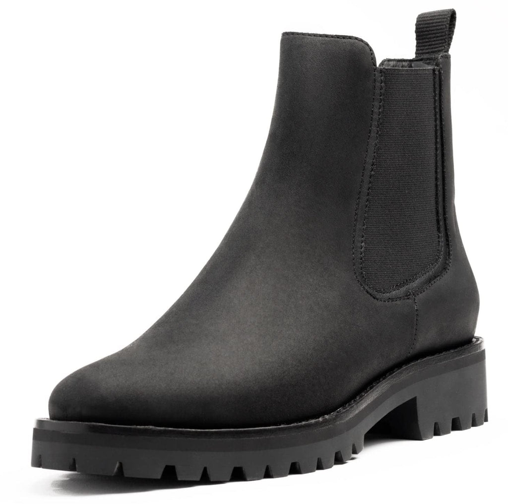 Legend Rugged Chelsea Boots, Black Matte, Women's Size 9