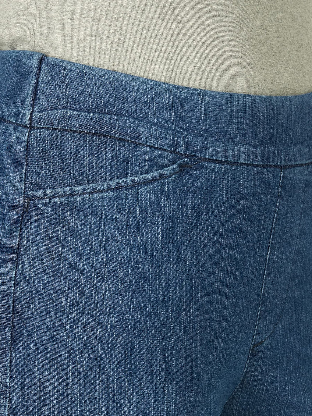 Chic Classic Collection Women's Easy-Fit Elastic-Waist Pant, Mid Shade, 16