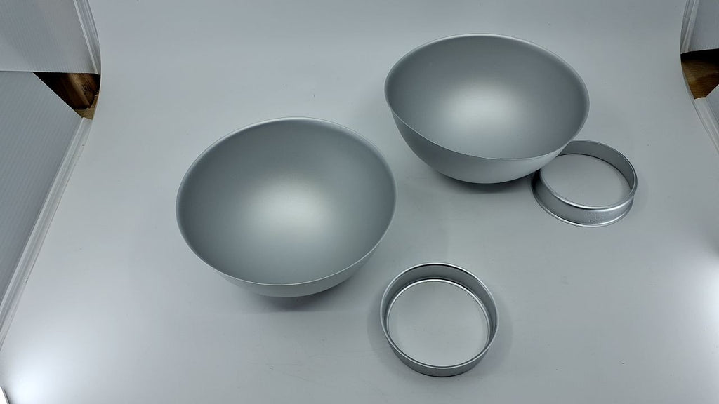 Wilton 3D Cake Pan Set, Sports Ball Design, Durable Aluminum Bakeware