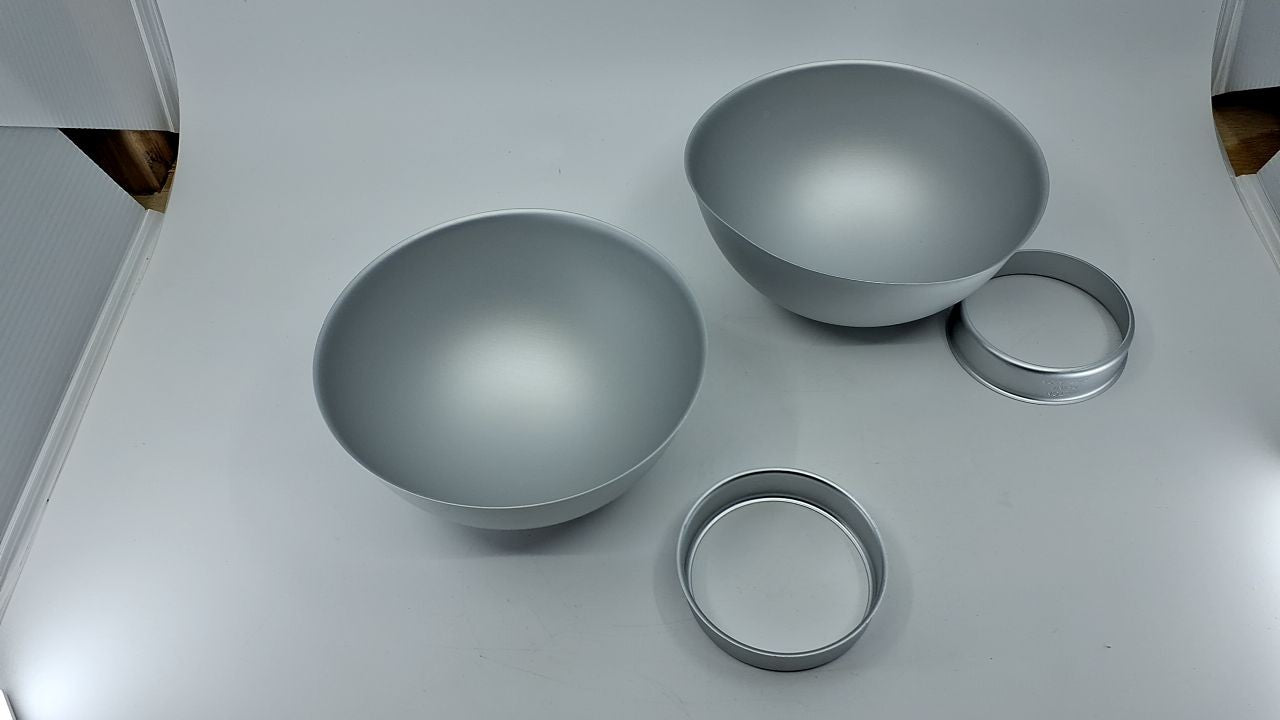 Wilton 3D Cake Pan Set, Sports Ball Design, Durable Aluminum Bakeware