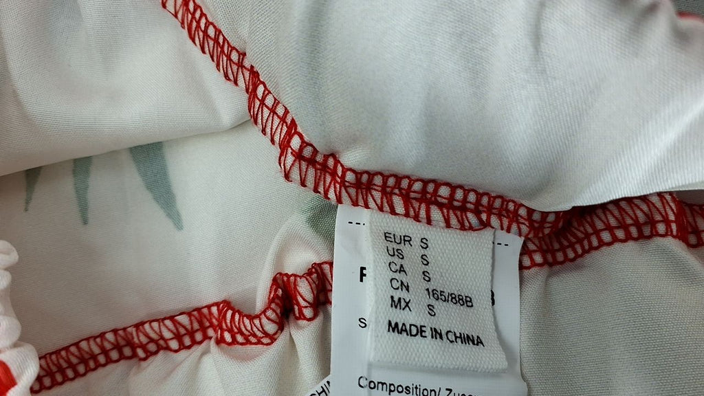 Women's Boho Drawstring Summer Shorts Beige Multi Size Small