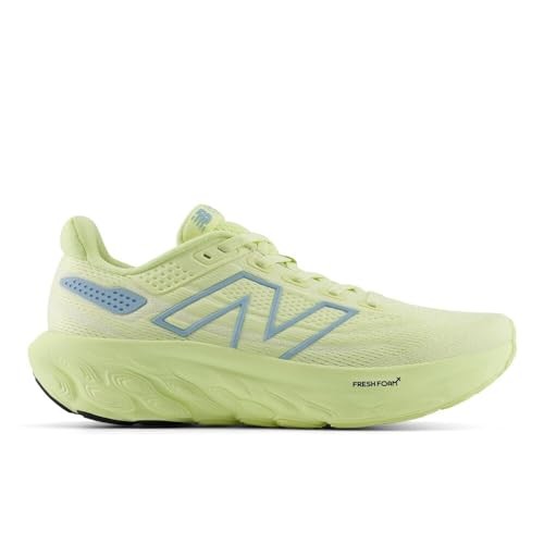 New Balance W1080V13 Women's Running Shoe 9W Limelight/Chrome Blue