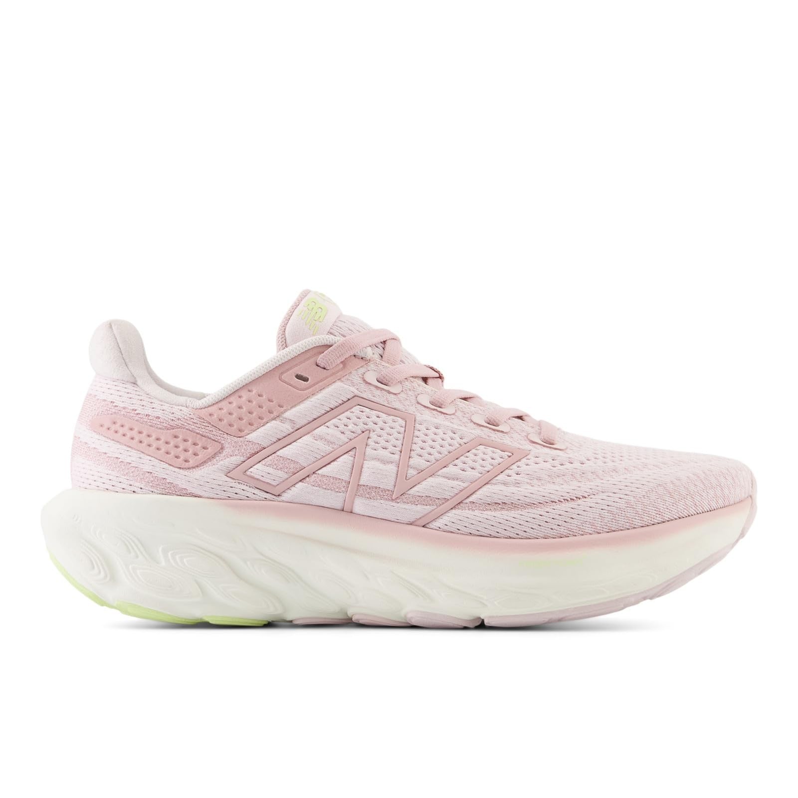 New Balance W1080V13 Women's Running Shoe 12 X-Wide Pink Granite/Limelight