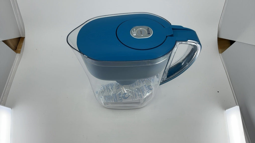 Brita Water Filter Pitcher, 6-Cup, Turquoise, SmartLight Indicator, BPA-Free
