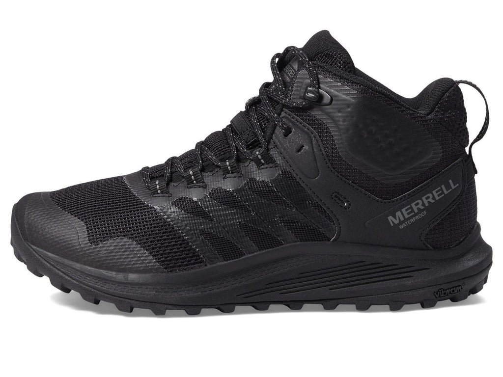 Merrell Men's Nova 3 Tactical Mid Waterproof Military Boot, Black/Charcoal, 7.5