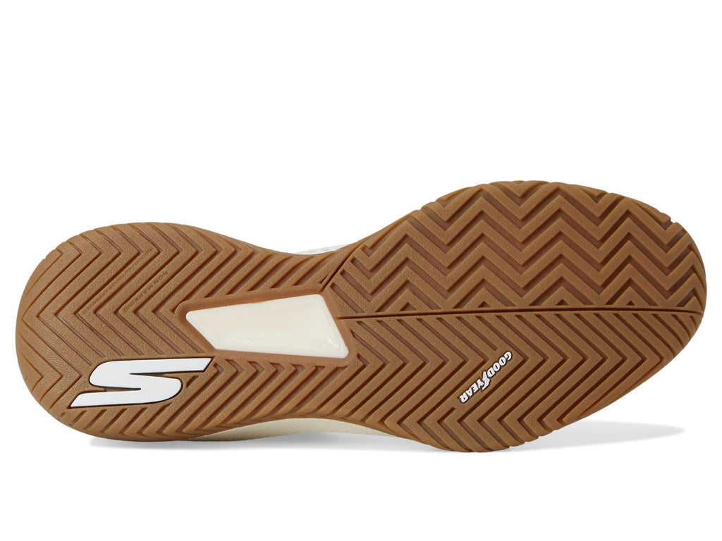 Skechers Women's Viper Court Pro Pickleball Sneaker, Off White, 7.5