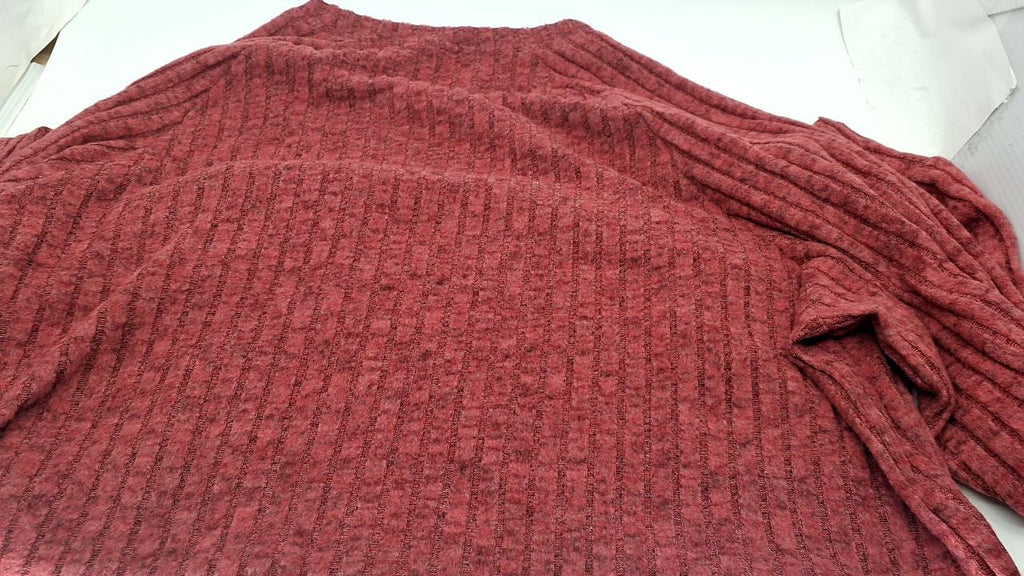 Red Thumb Hole Long Sleeve Sweatshirt for Women - Casual Style 2XL