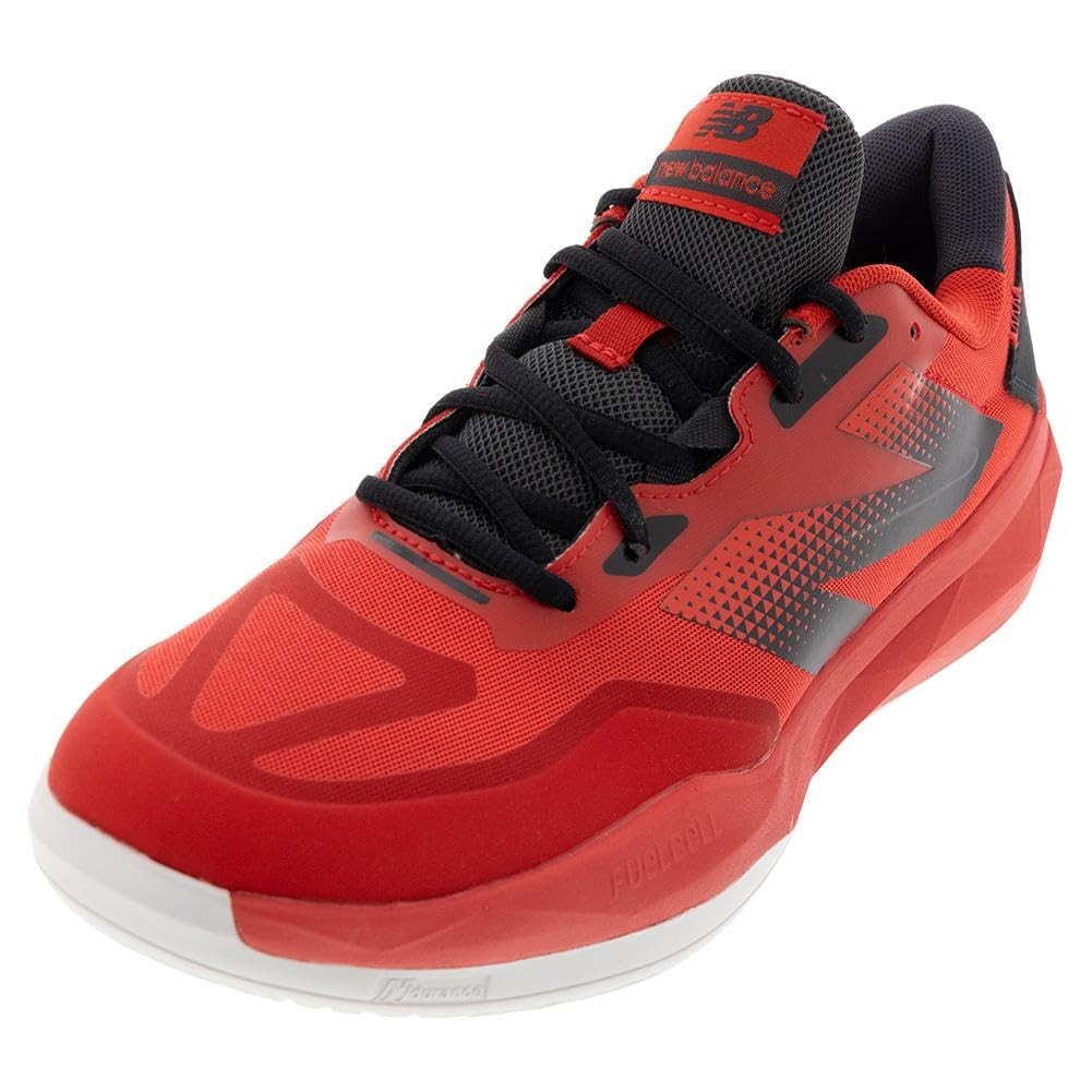 New Balance Men's FuelCell 796 V4 Hard Court Tennis Shoe, Team Red/Phantom, 11M