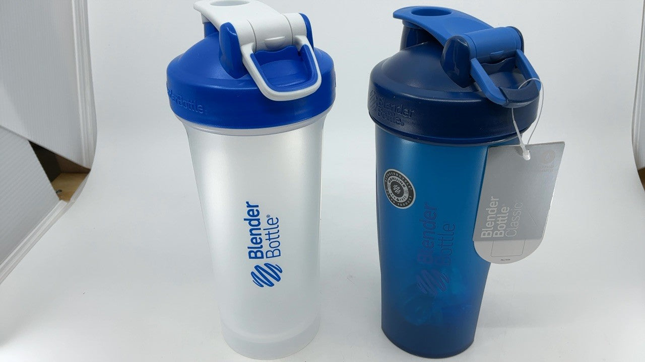 28 Oz BlenderBottle Classic V2 Shaker, 2 Pack, Protein Shake Bottle