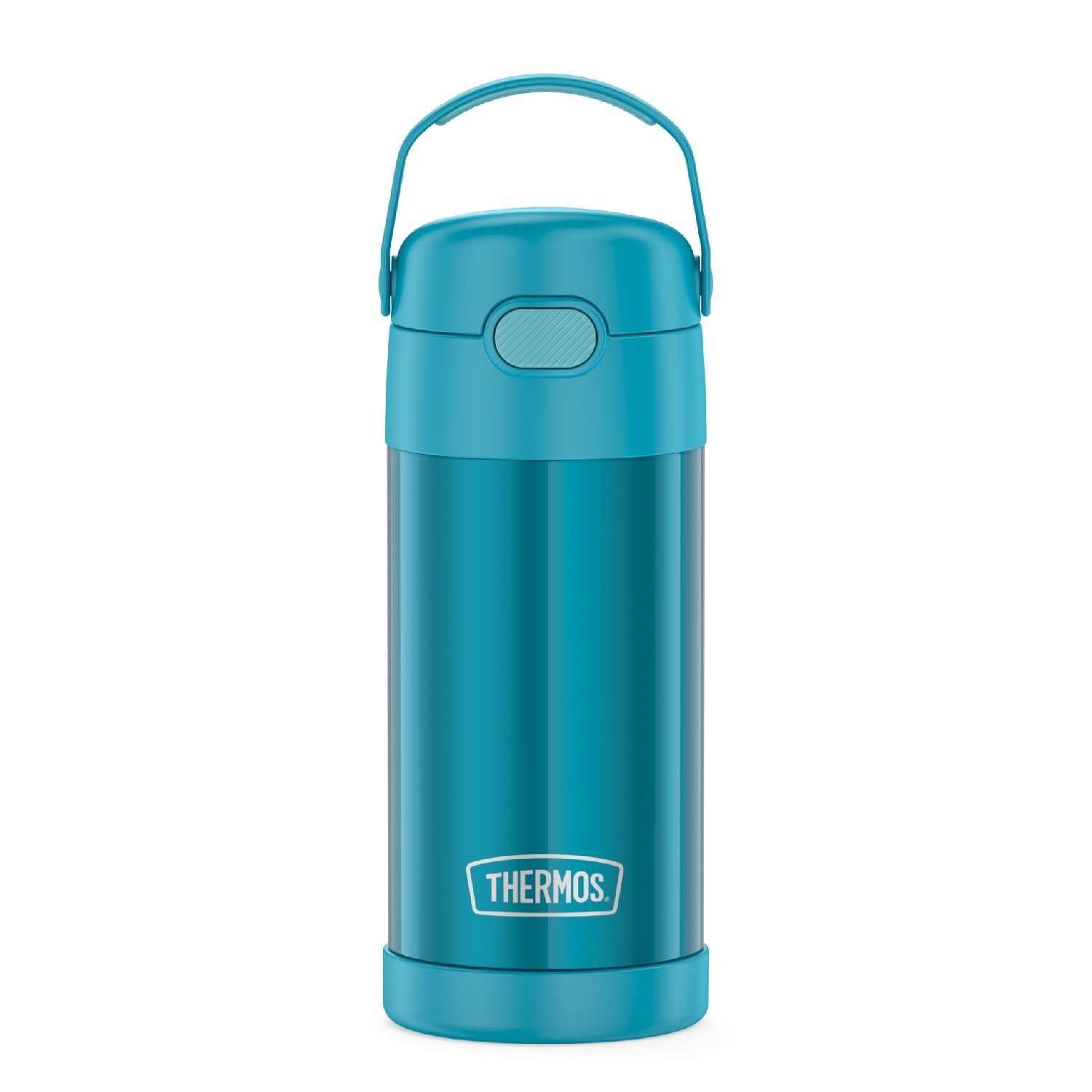 THERMOS FUNtainer 12oz Insulated Water Bottle for Kids, Teal, Stainless Steel