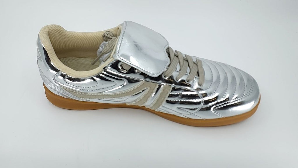 Steve Madden Women's Madrid Sneaker, Silver, 10