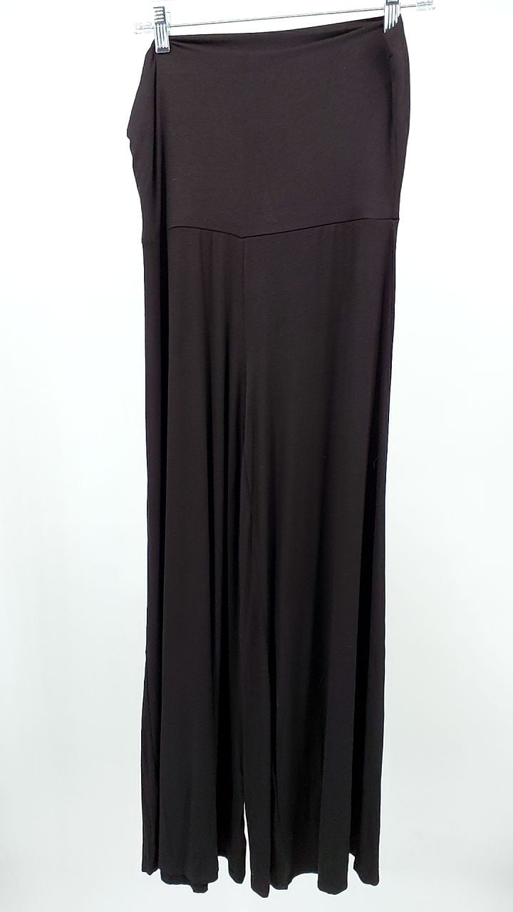 Zenana Full Size Fold Over Waist Comfy Wide Leg Pants Plus Size