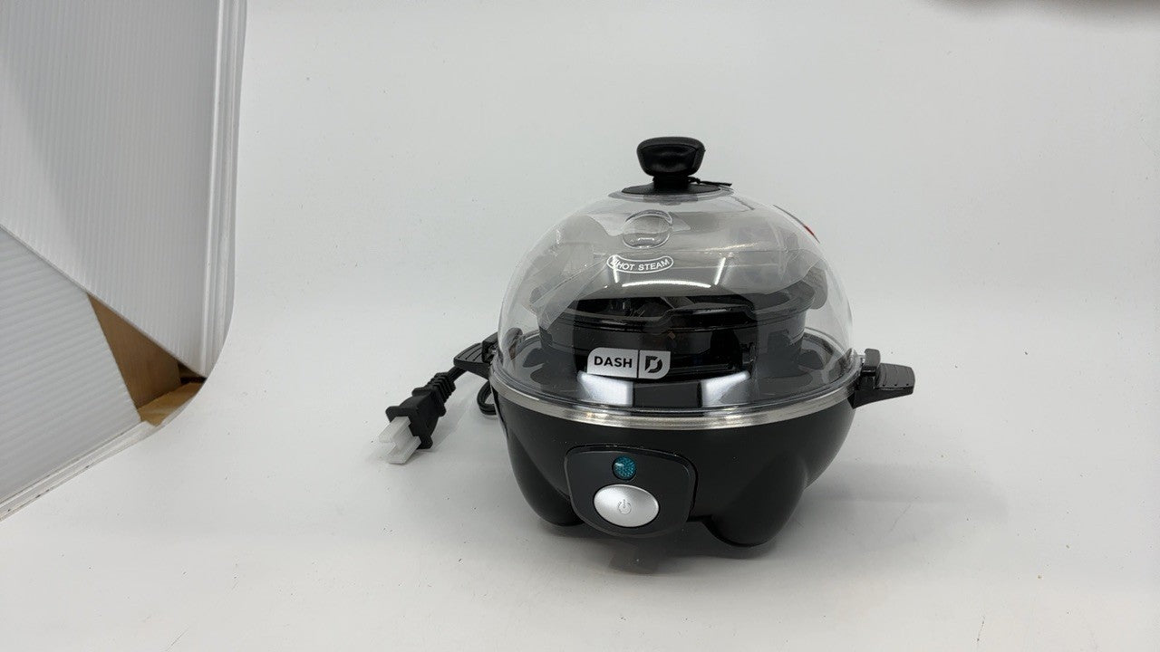 DASH 6 Egg Capacity Rapid Cooker Black for Hard Boiled & Poached