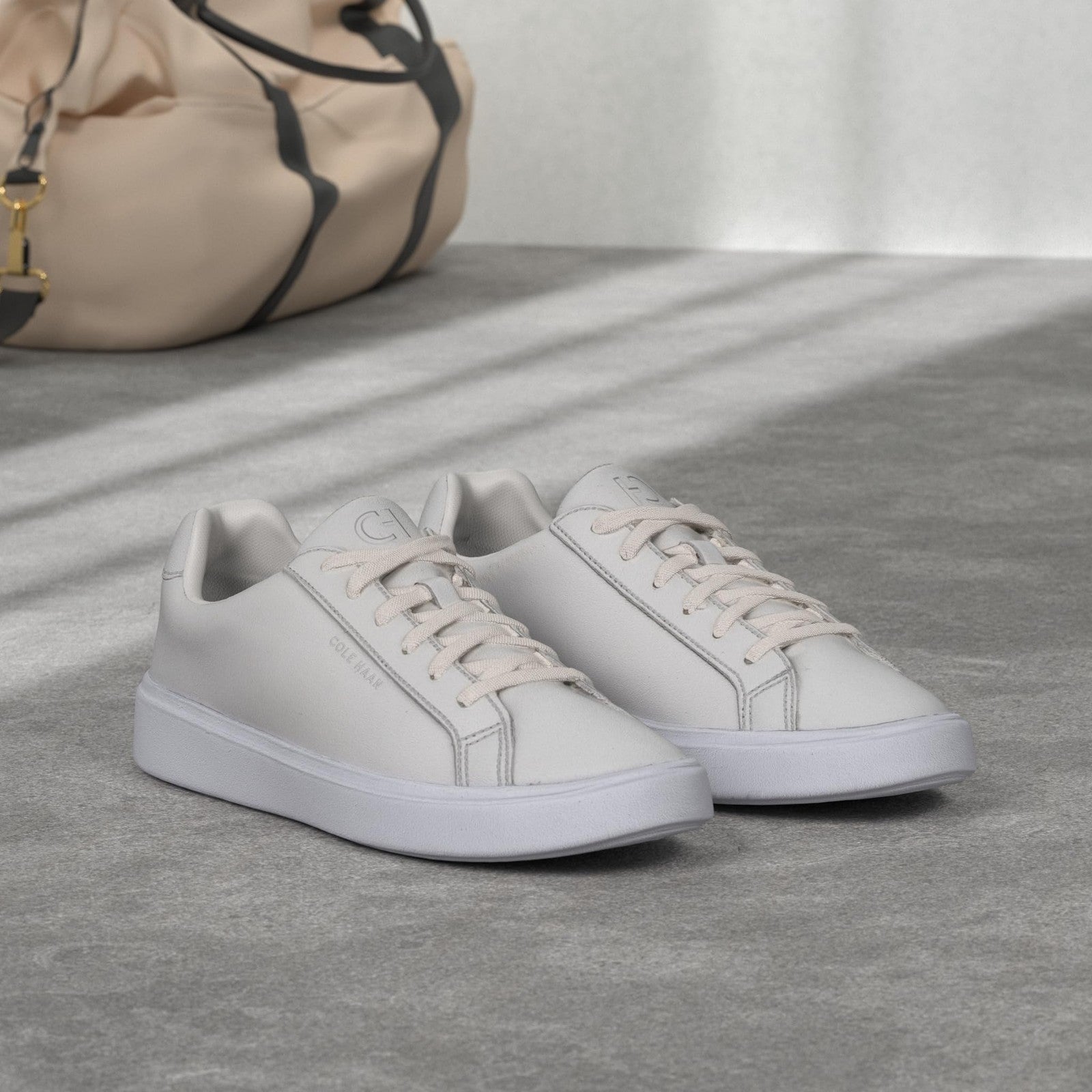 Cole Haan Women's Grand Crosscourt Daily Sneaker, White/CH Argento, 8 Wide