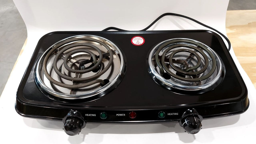 Mainstays Portable Double Burner and Hot Plate  120V~ 1800W