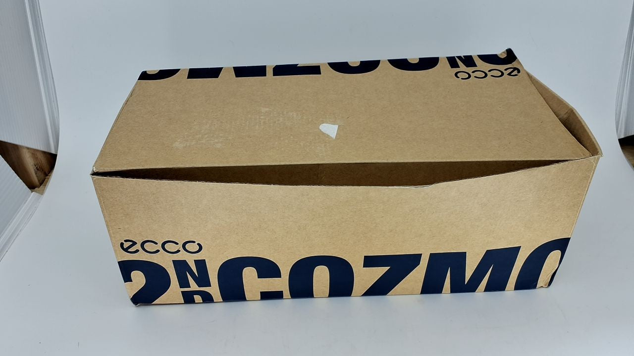 ECCO Men's Cozmo Two Band Slide Sandal, Potting Soil Nubuck, 12-12.5