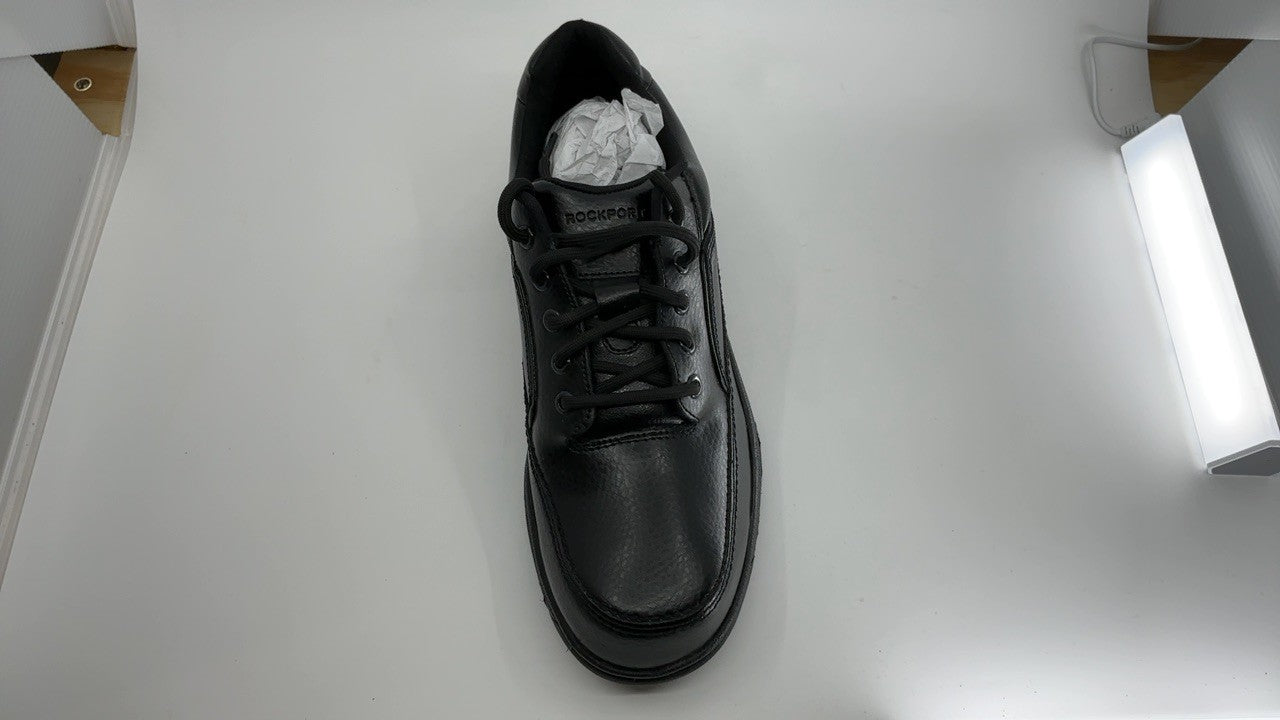 Rockport Men's Eureka Walking Shoe, Black, 9.5 Wide