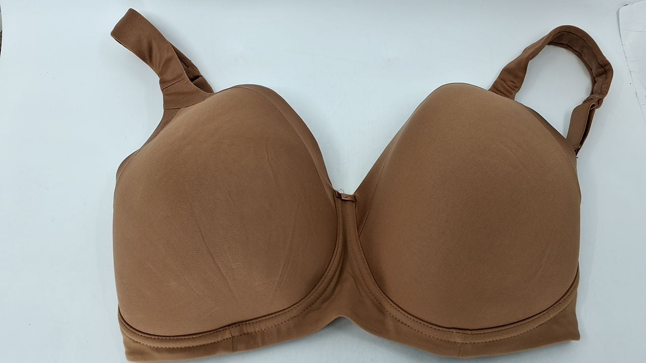 Playtex Balconette Bra 36DDD, Plus Size, Cooling Comfort, Dark Iced Brown