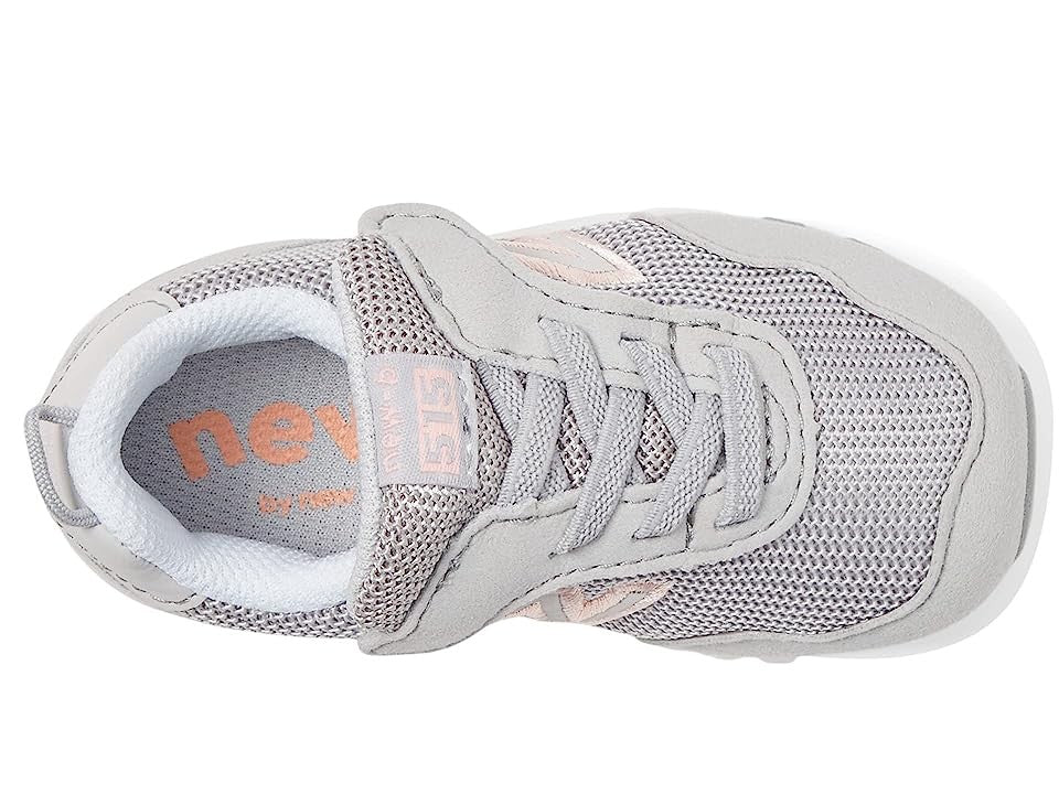 New Balance Kids 515 V1 Sneakers, Rain Cloud/Pink Haze, 8.5 Toddler X-Wide