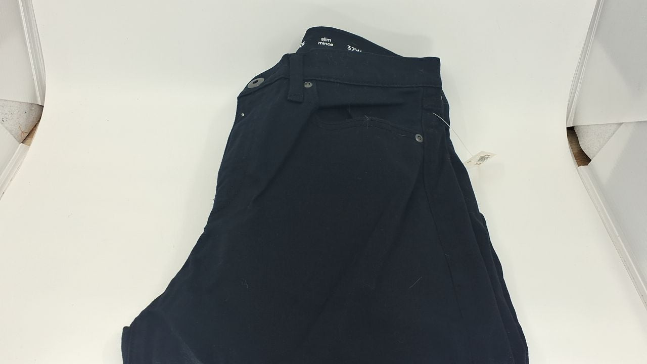 Comfort Stretch Slim-Fit Jeans for Men, Black, 32W x 36L