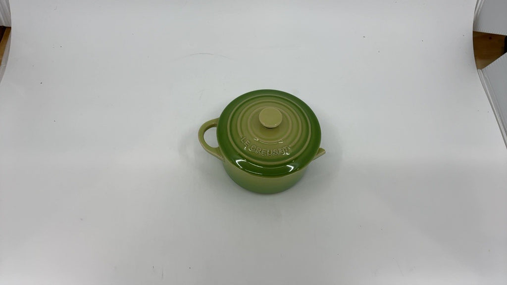 Le Creuset Stoneware Mini Round Cocotte, 8 oz., Palm