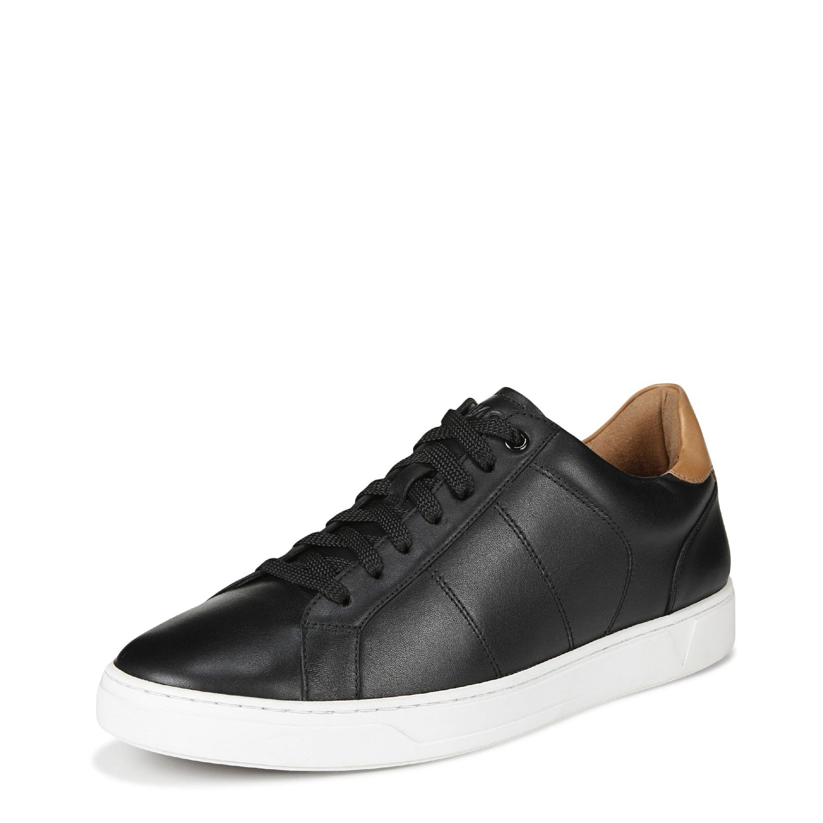 Vionic Men's Lucas II Sneaker, Black Tan Leather, 10