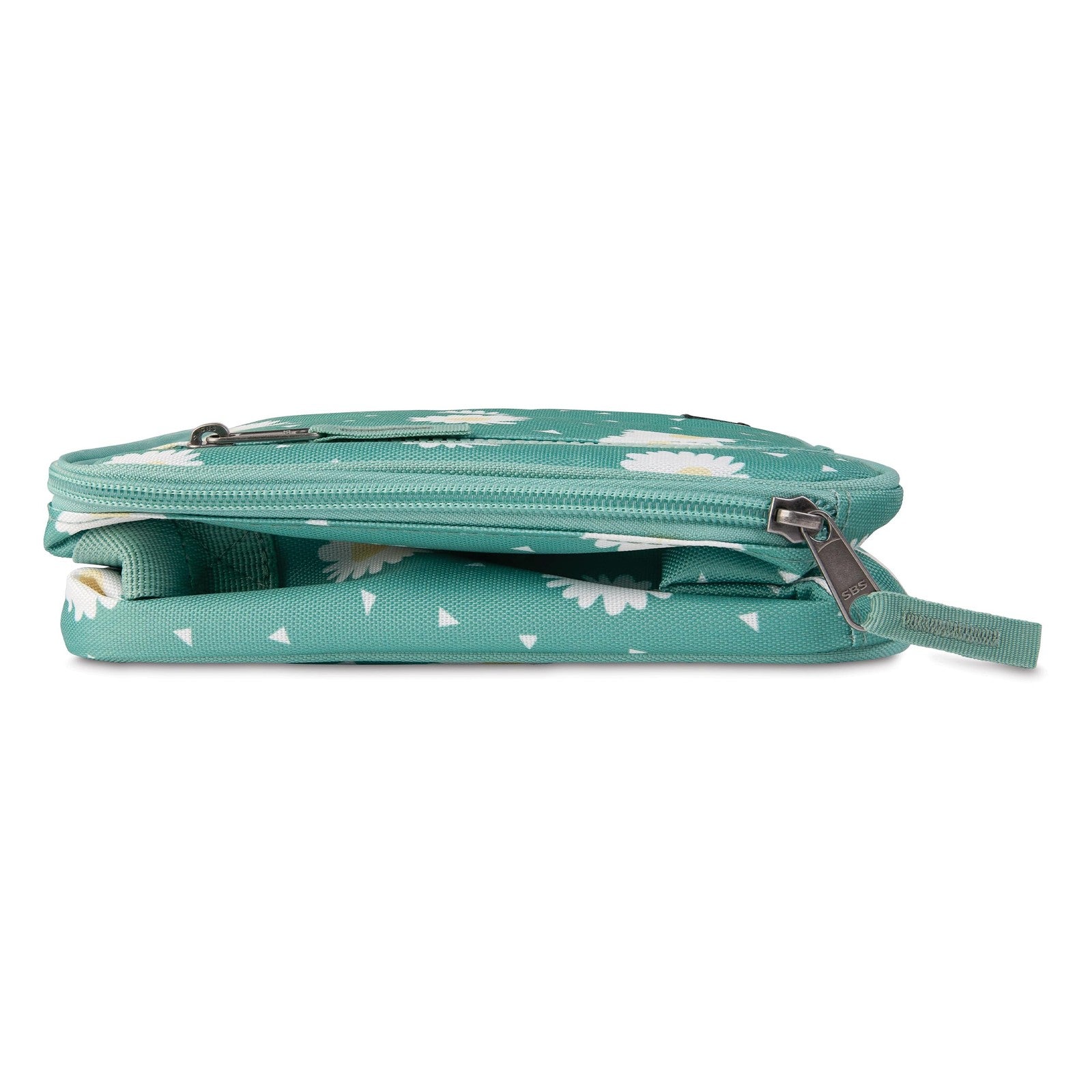 PackIt Freezable Lunch Box w/ Zip Closure & Buckle Handle, Daisy Sage
