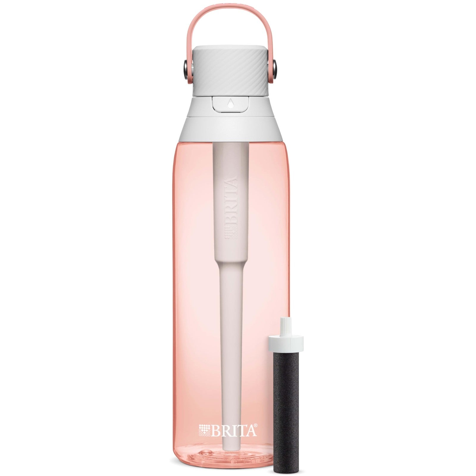 BPA-Free Brita 26 oz Water Bottle w/ Filter, Replaces 300 Plastic Bottles