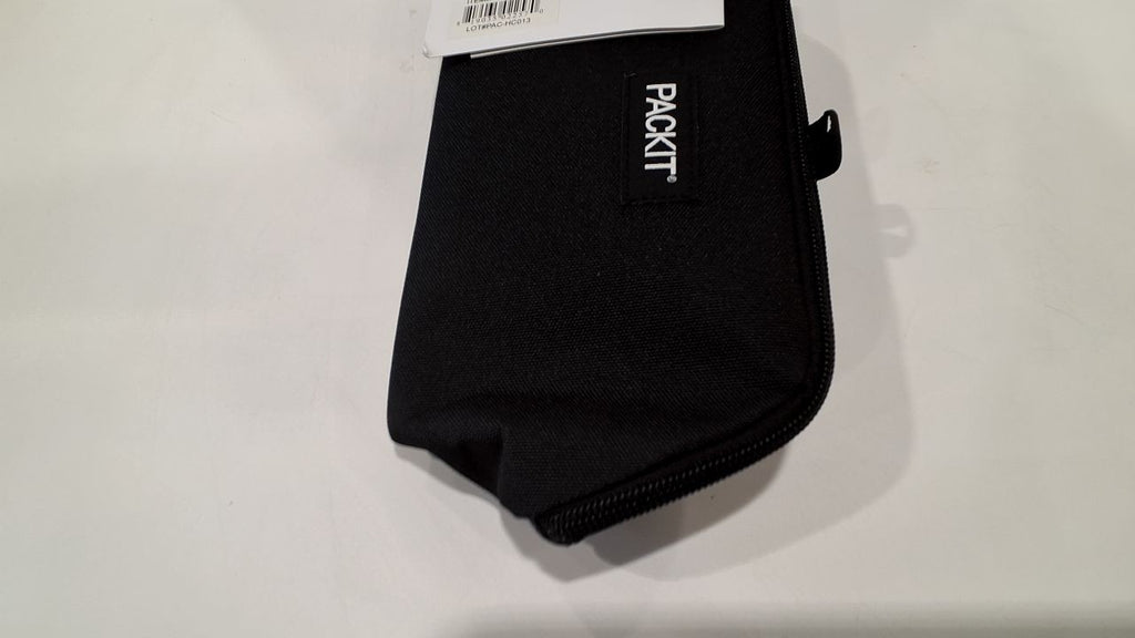 Freezable Snack Bag Black PackIt EcoFreeze Technology Reusable & Foldable