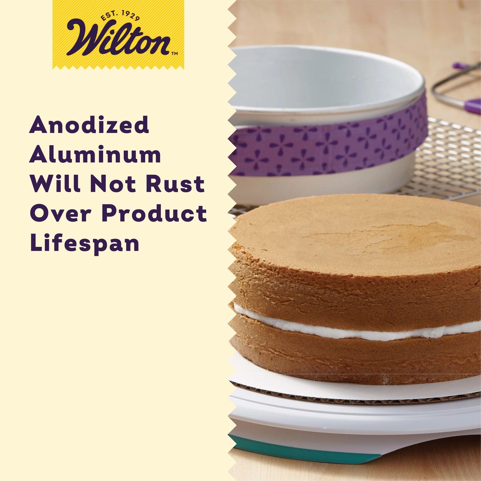 Wilton 9 x 2 in Round Cake Pans, 2-Piece Set, Rust-Resistant Bakeware