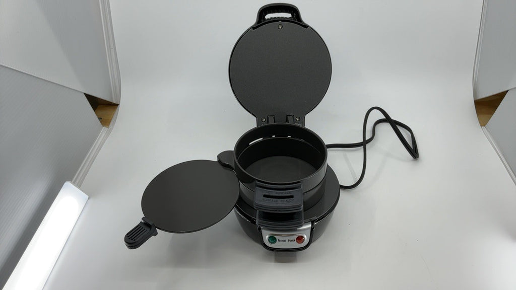 Hamilton Beach Sandwich Maker, Quick Breakfast, Black, Model 25477