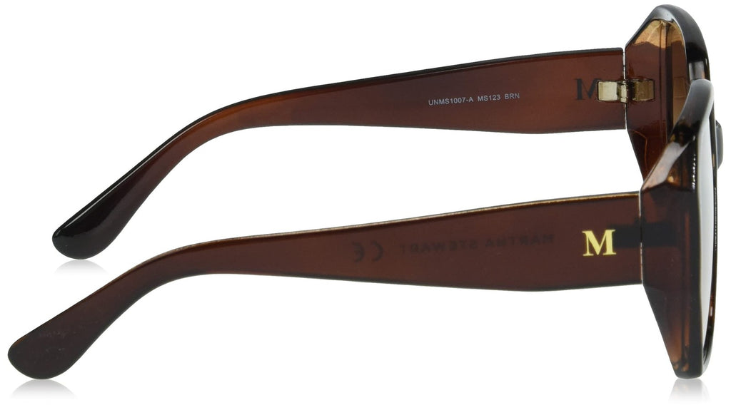 MS123 Brown UV400 Protective Square Sunglasses for Women