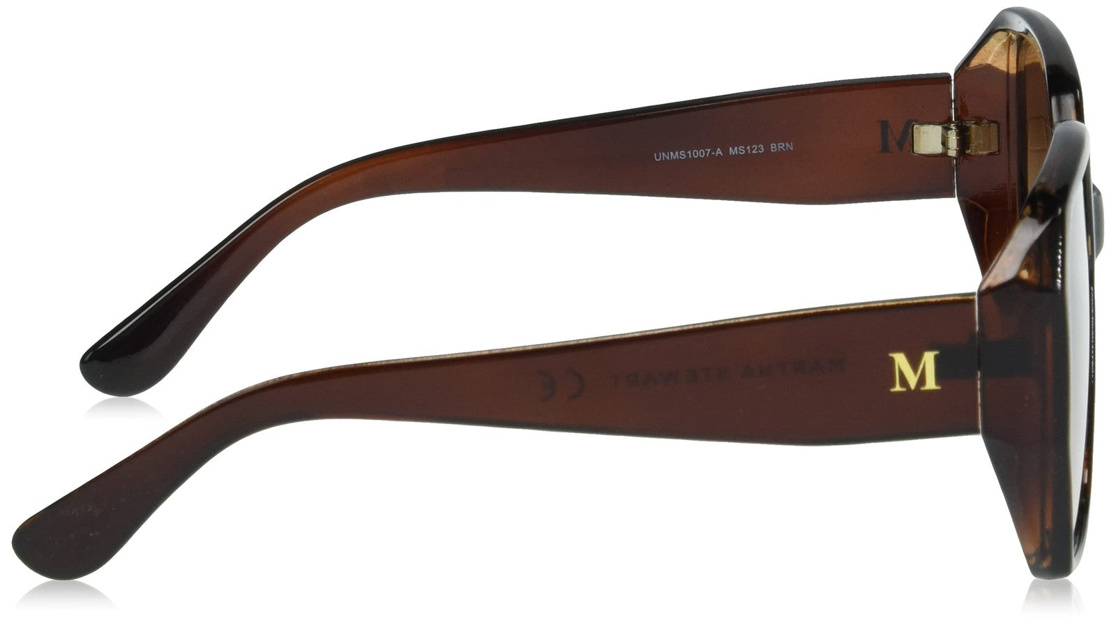 MS123 Brown UV400 Protective Square Sunglasses for Women
