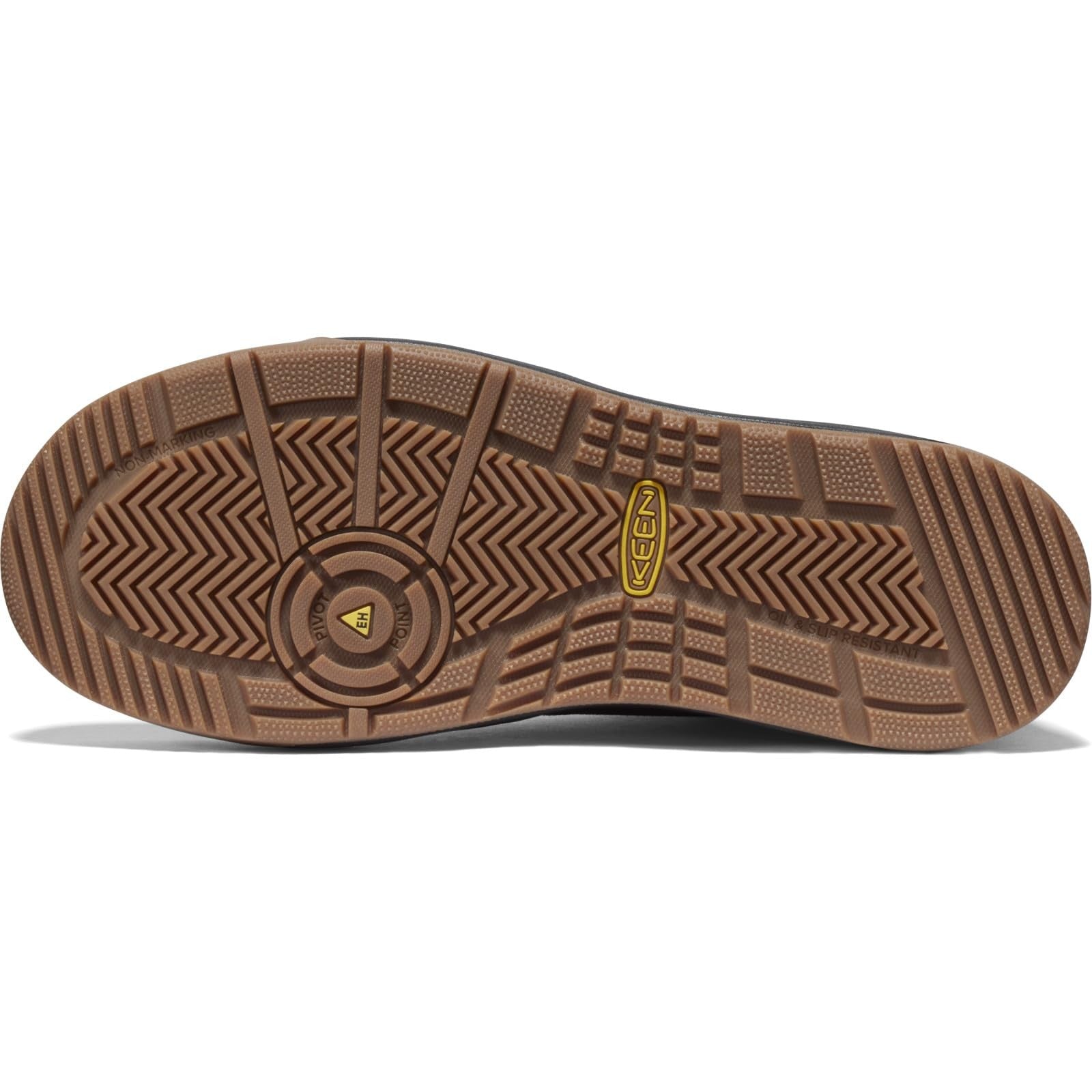 Men's KEEN Kenton Mid Top Sneakers Black/Gum Composite Toe 11.5