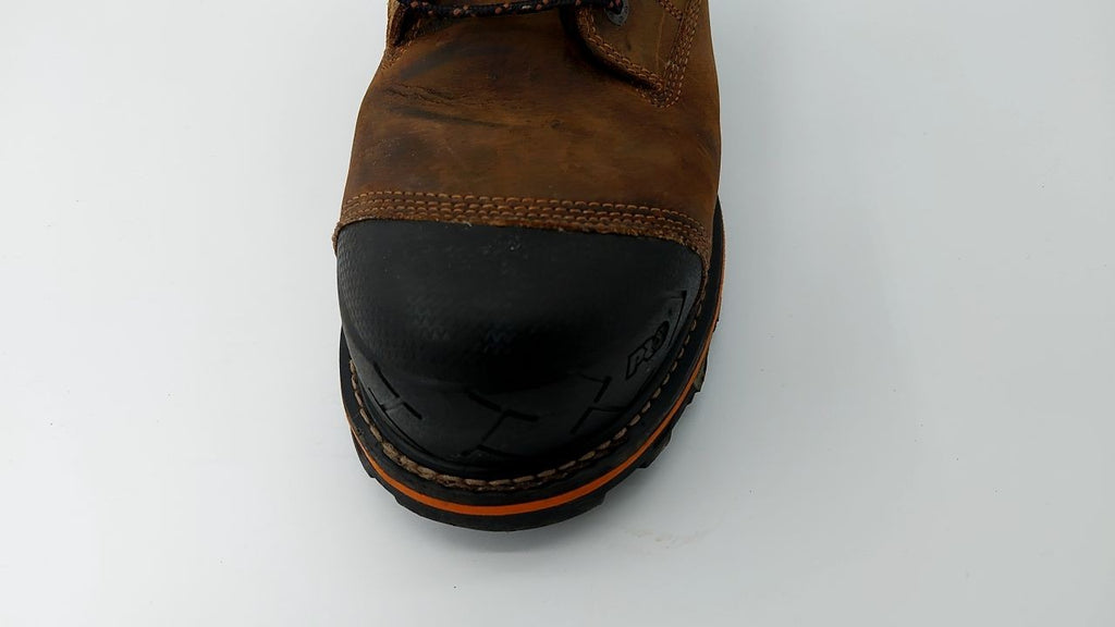 Timberland PRO Men's 6in Waterproof Work Boot, Composite Toe, Brown, 12W