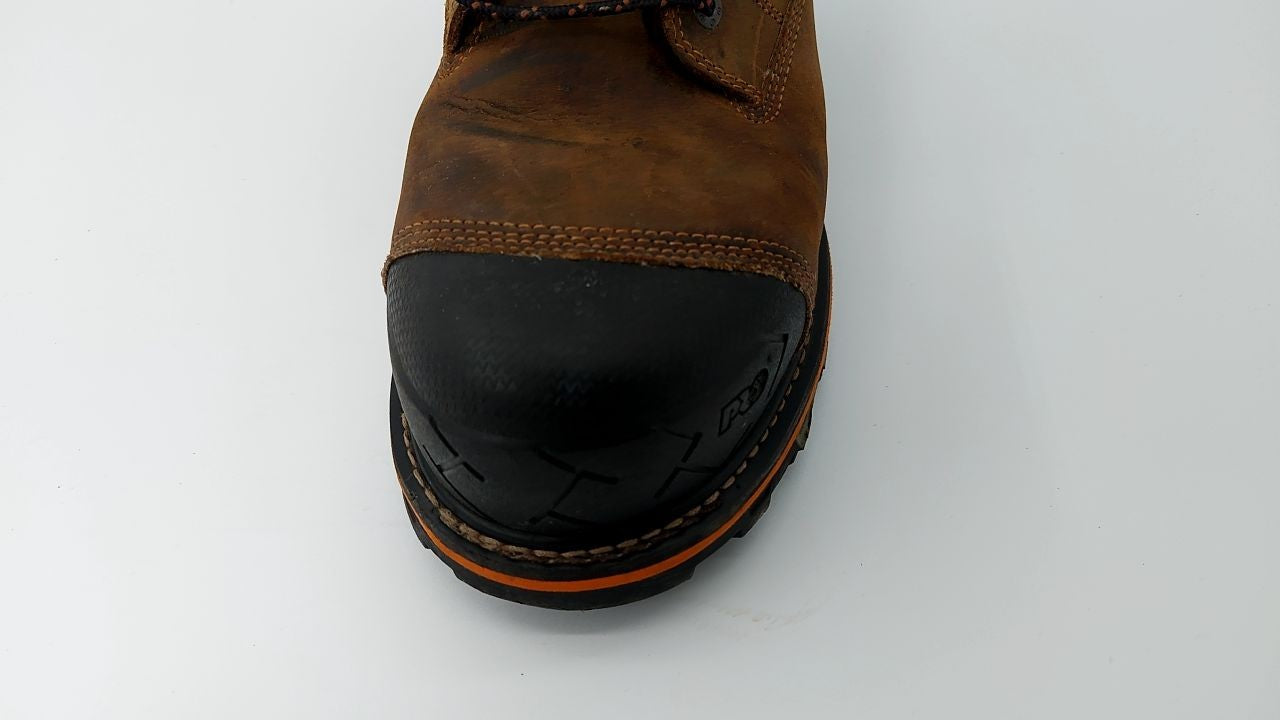 Timberland PRO Men's 6in Waterproof Work Boot, Composite Toe, Brown, 12W
