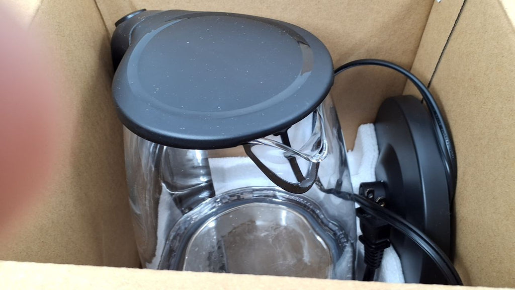 1500W COMFEE' Electric Kettle, 1.7L Glass, Boil-Dry Protection, BPA Free