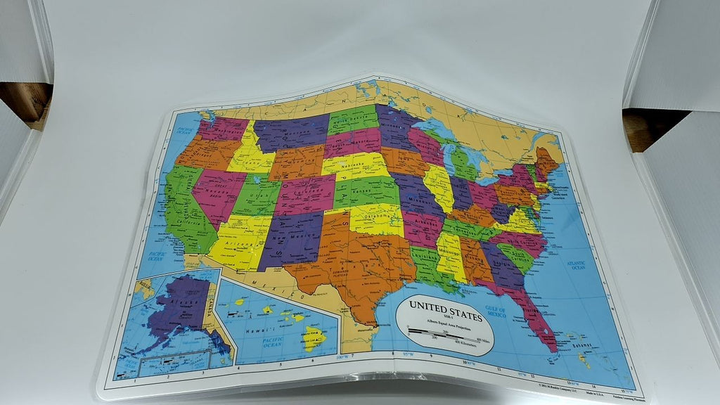 Painless Learning Map of USA Placemat Large