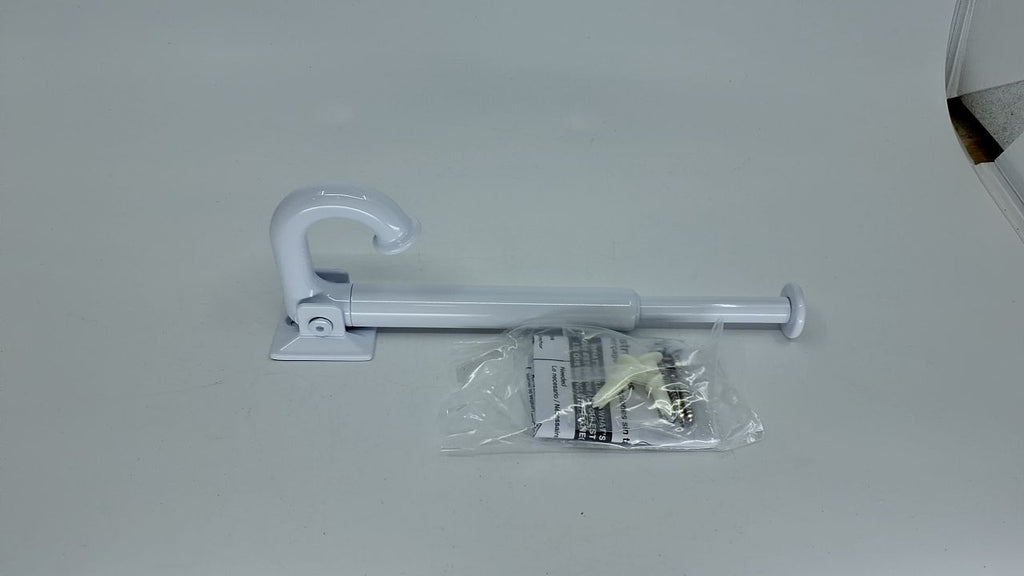 Franklin Brass Pure White Square Extend-a-Hook