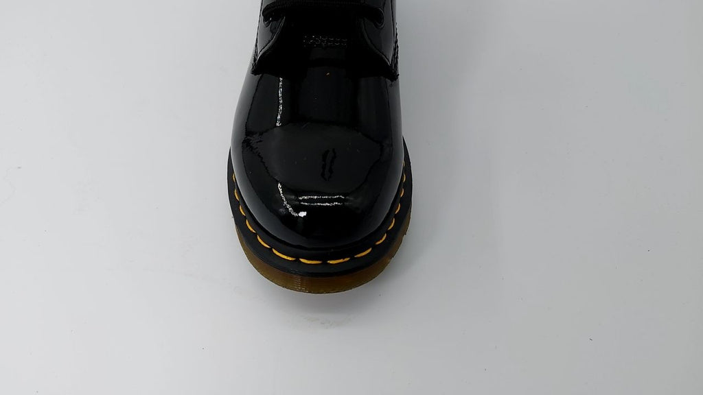 Dr. Martens Unisex 1490 Smooth Leather Boot, Black, 10 Women/9 Men