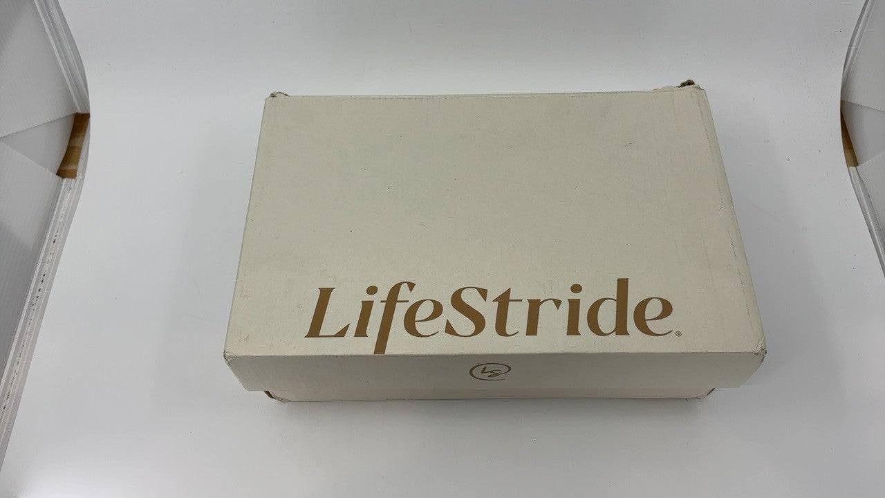 LifeStride Womens Minimalist Pump Black Shimmer 7.5 W