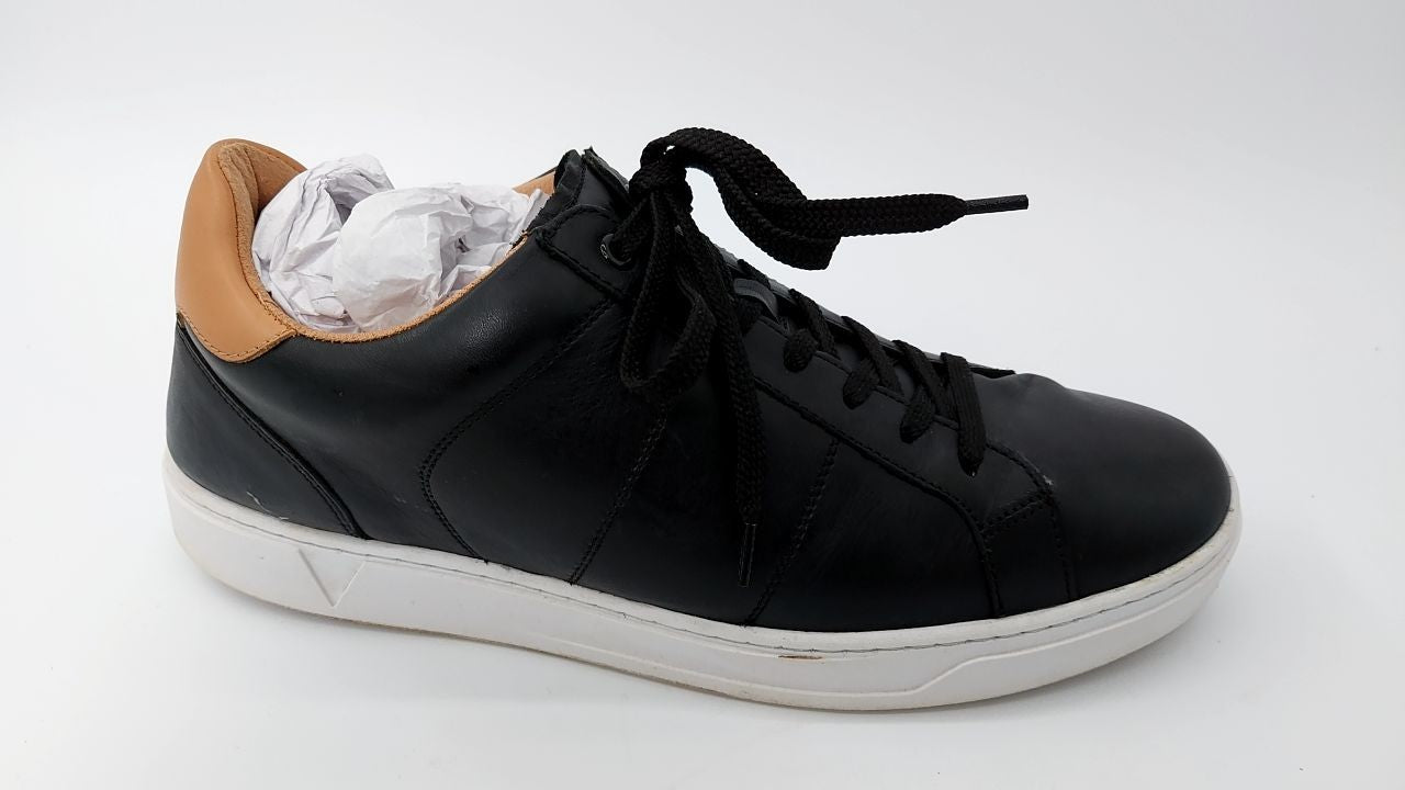 Vionic Men's Lucas II Sneaker, Black Tan Leather, 10