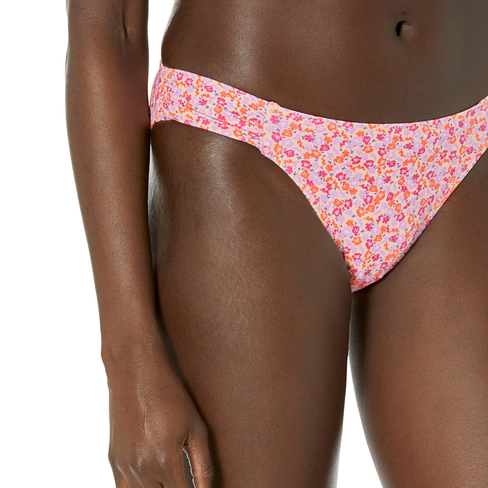 Amazon Essentials Women's AE1676686, Pale Peach, Micro Floral, L