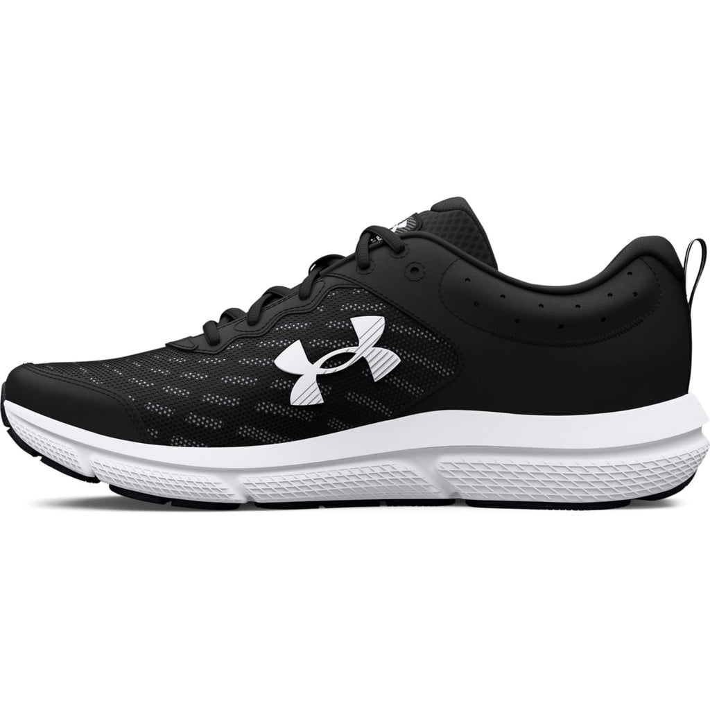 Under Armour Men's Charged Assert 10, (001) Black/Black/White, 9, US