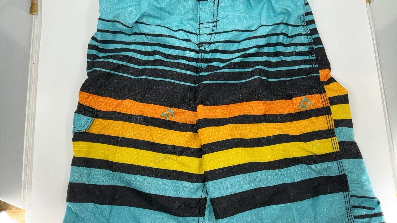 Kanu Surf Big Boys Echo Quick Dry Beach Swim Trunk, Echo Aqua, Large (14/16)