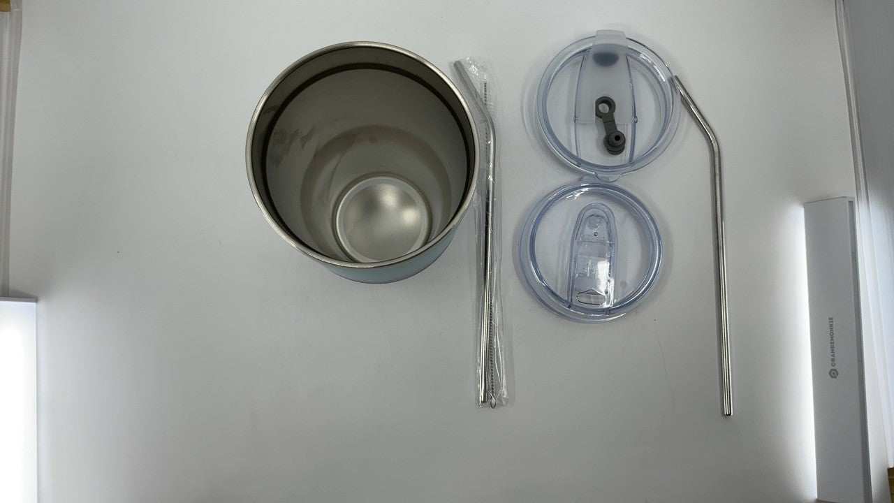 30oz Ocean Dream Tumbler - Stainless Steel, Vacuum Insulated, w/ Lid & Straw