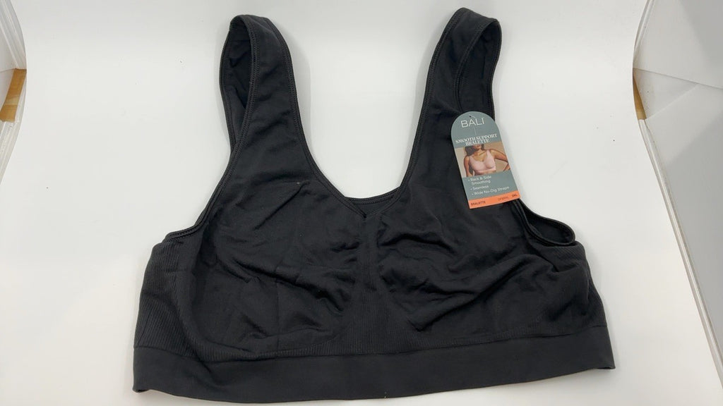 Bali womens Bali One Smooth U Bralette Bras, Black, 3X-Large US