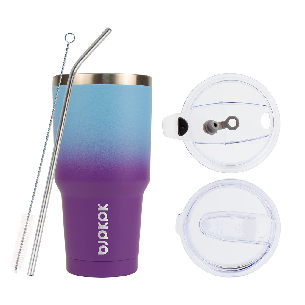 30oz Ocean Dream Tumbler - Stainless Steel, Vacuum Insulated, w/ Lid & Straw