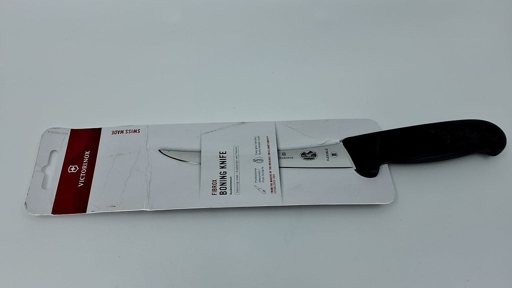 Victorinox 6-Inch Flexible Boning Knife, Curved Blade, Black